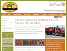 Tablet Screenshot of greatsoil.com